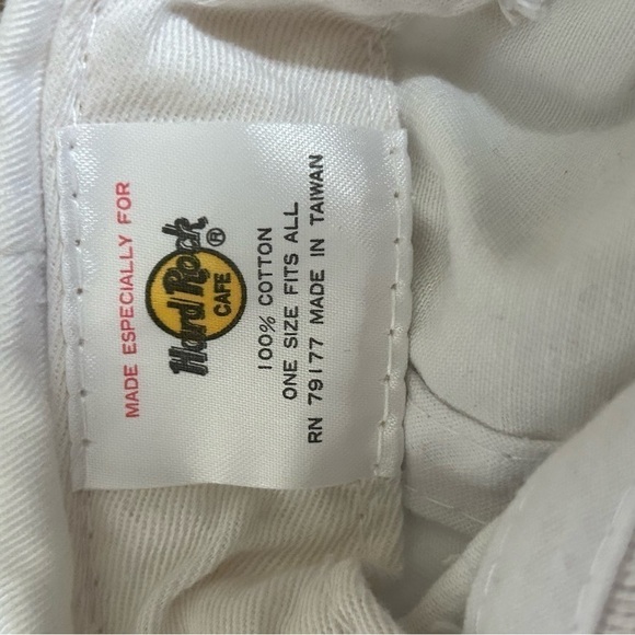 Vintage Hard Rock Cafe Save The Planet Love All Serve All Baseball Hat - Picture 5 of 5